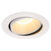 SLV BIG WHITE NUMINOS MOVE DL XL vnitřní LED zápustné stropní svítidlo bílá/bílá 3000 K 40° otoč