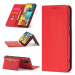 Magnet Card Case elegantní knížkové pouzdro s venkovní kapsou na Samsung Galaxy A13 5G Red