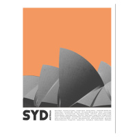 Ilustrace Col Sydney 1, Finlay & Noa, 30x40 cm