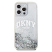 Zadní kryt DKNY Liquid Glitter Arch Logo pro Apple iPhone 15 Pro Max, transparentní