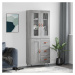 vidaXL Skříň highboard šedá sonoma 69,5 x 34 x 180 cm kompozitní dřevo