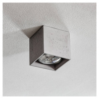 SOLLUX LIGHTING Stropní svítidlo Ara jako betonová kostka 14 cm x 14 cm