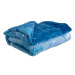 JAHU 85741 Mikroplyšová deka - Modrá vločka, 150x200 cm