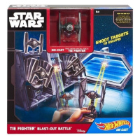 Hot wheels sw bitva se stíhačkou tie fighter, mattel cmt37