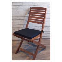 Zahradní podsedák na židli GARDEN color černá 40x40 cm Mybesthome