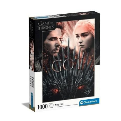 CLEMENTONI Hra o trůny: Jon a Daenerys 1000 dílků