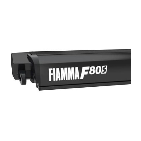 Markýza Fiammastore F80 Deep Black délka 340 cm výsuv 250 cm