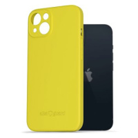 AlzaGuard Matte TPU Case pro iPhone 13 žlutý