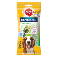 Pedigree Dentastix Fresh každodenní svěžest - 5 ks Medium - pro střední psy (10-25 kg)