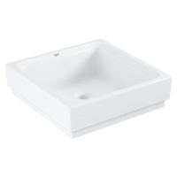 Grohe Cube Ceramic - Umyvadlo bez přepadu, 400x400 mm, PureGuard, alpská bílá 3948200H