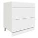 ArtExt Kuchyňská skříňka spodní, D3A/80 Quantum Barva korpusu: Bílá