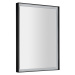 Sapho SORT zrcadlo s LED osvětlením 60x80cm, senzor, 2700-6500K, černá mat