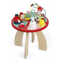 Dřevěný hrací stolek s aktivitami - les