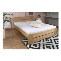 DJM Dřevěná postel z bukového masivu N87, 180 x 200 cm
