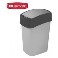 Curver FLIPBIN 10l šedá/černá 02170-686