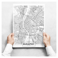 Sada obrazů - Map of Budapest II