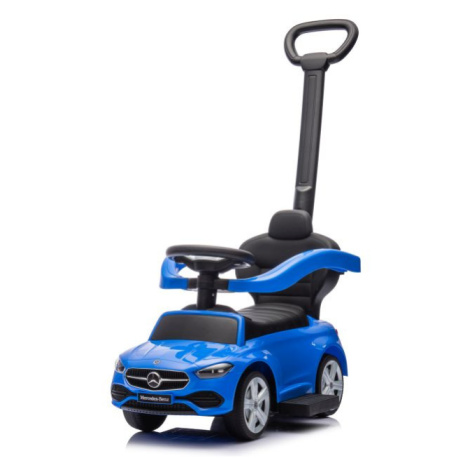 mamido  Dětské odrážedlo auto s vodící tyčí Mercedes modré
