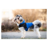 Vsepropejska Sindra zimní bunda pro psa Barva: Modrá, Délka zad (cm): 40, Obvod hrudníku: 52 - 5