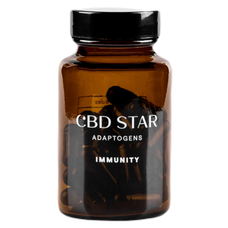 CBD Star Adaptogens Immunity - Medicinální houby Reishi a Chaga + CBD 30 kapslí