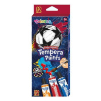 Colorino Temperové barvy - Fotbal (12 barev)