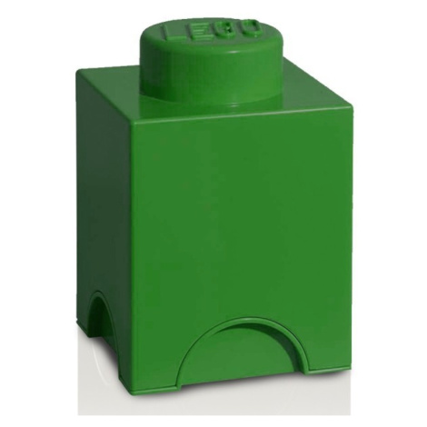 Lego® úložný box 125x127x181 tmavě zelený