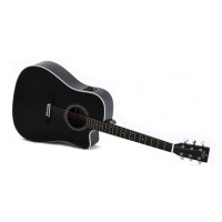 Sigma Guitars DMC-1E-BK - Black High Gloss