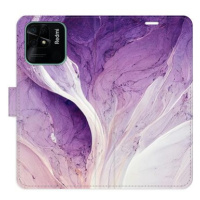 iSaprio flip pouzdro Purple Paint pro Xiaomi Redmi 10C