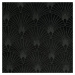 Dekorační vzorovaný velvet závěs s kroužky JULIE černá 140x250 cm (cena za 1 kus) MyBestHome