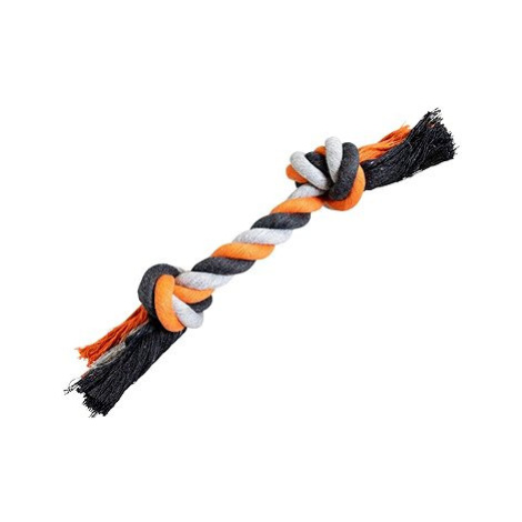 Trixie Hiphop Uzel bavlněný 2 knoty šedo-oranžový 41cm 460g