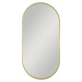 Olsen Spa Brandis Gold koupelnové zrcadlo 500 x 1000 mm bez osvětlení barva zlatá OLNZBRA5010G
