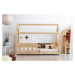 Domečková dětská postel z borovicového dřeva 140x200 cm Mila MBP - Adeko