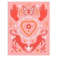 Ilustrace Boho mystical vector posters with inspirational, Ольга Логвиненко, 30 × 40 cm