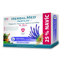 Dr. Weiss HerbalMed Šalvěj + ženšen + vitamin C 24+6 pastilek