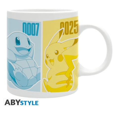 Hrnek Pokémon - Pikachu & Kanto Starters 320 ml Abysse