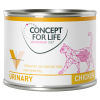 Concept for Life Veterinary Diet, 6 x 200 / 185 g - 20 % sleva - Diet Urinary kuřecí (6 x 200 g)