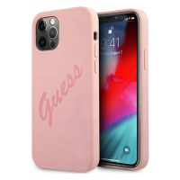 Guess GUHCP12LLSVSPI iPhone 12 Pro Max 6,7 růžová/pink hardcase Script Vin