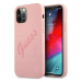 Guess GUHCP12LLSVSPI iPhone 12 Pro Max 6,7 růžová/pink hardcase Script Vin