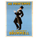 Obrazová reprodukce Poster advertising 'Brummel' clothing for men at 'Printemps' department stor