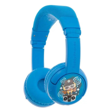 BuddyPhones Play+ dětská bluetooth sluchátka s mikrofonem, bílá