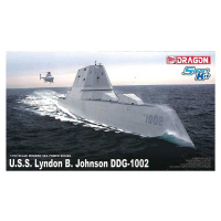 Model Kit loď 7148 - USS Lyndon B. Johnson (DDG-1002) (1: 700)