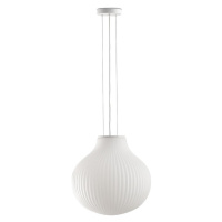 FARO Barcelona FARO 28301 - Lustr na lanku ISABELLE 1xE27/15W/230V pr. 40 cm bílá