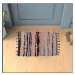 Ručně tkaný bavlněný koberec Rozměr: 60x90