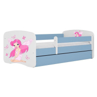 Dětská postel Babydreams+SZ+M modrá 70x140 Víla 1