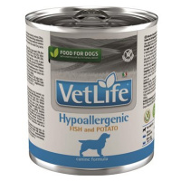 Vet Life Natural Dog konz. Hypoaller Fish&Potato 300 g