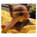 Vsepropejska Beast pískací plyšová hračka pro psa | 25 cm Barva: Růžová