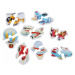 PUZZLIKA Baby puzzle skládačka Letecká doprava 8x 2 dílky pro miminka