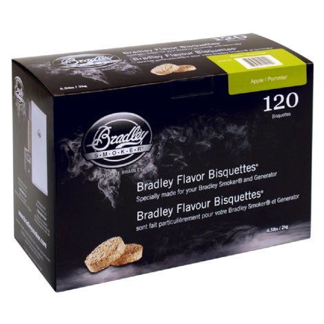 Bradley Smoker Udící briketky Jabloň - 120ks