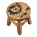 Dřevěná dětská stolička - LEV