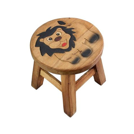 Dřevěná dětská stolička - LEV AK Trading
