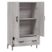 vidaXL Skříň highboard šedá sonoma 69,5 x 31 x 115 cm kompozitní dřevo